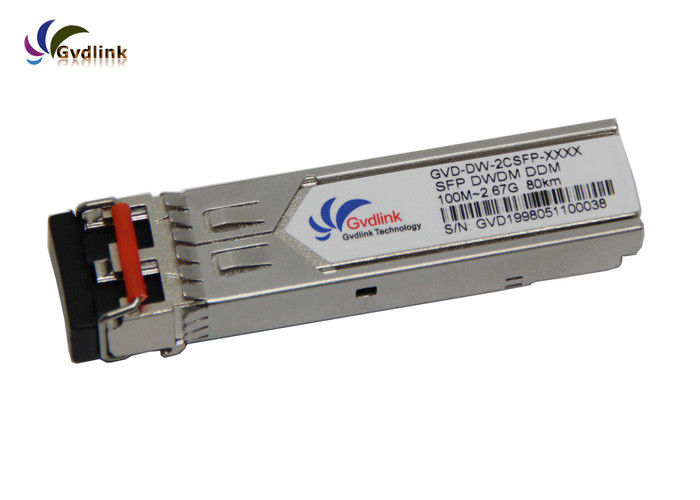 Ricetrasmettitore compatibile della fibra di DWDM-2CSFP-Xxxx 80km SFP+